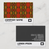 レトロテラゾパターン 名刺 (正面/裏面)