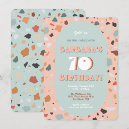 レトロテラッツォヒッパイボホ誕生日 招待状