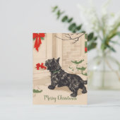 レトロテリアがクリスマスプレゼントを届ける シーズンポストカード (スタンド正面)