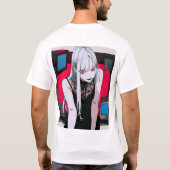 レトロテレビの夢風景 Tシャツ (裏面)