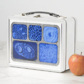 レトロテレビディナーinブルー メタルランチボックス (インサイチュ)