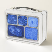 レトロテレビディナーinブルー メタルランチボックス (裏面)