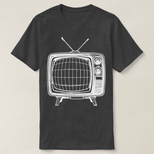 レトロテレビデザイン1 Tシャツ (デザイン正面)