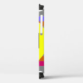 レトロテレビ信号イラストレーションなし。 Case-Mate iPhoneケース (裏面 / 左)