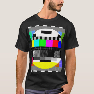 レトロテレビ信号イラストレーションなし。 Tシャツ