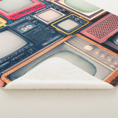 レトロテレビ受信機セット(60年代、70年代、80年代) シェルパブランケット (3/4)