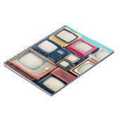 レトロテレビ受信機セット(60年代、70年代、80年代) ノートブック (左側)