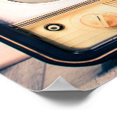 レトロテレビ受信機セット（60年代、70年代、80年代） ポスター (角)