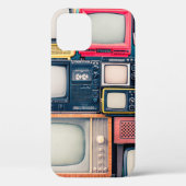 レトロテレビ受信機セット(60年代、70年代、80年代) Case-Mate iPhoneケース (裏面)
