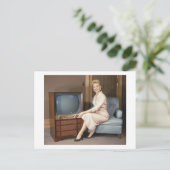 レトロテレビ広告ヴィンテージ ポストカード (スタンド正面)