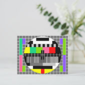 「レトロテレビ」のはがき ポストカード (スタンド正面)