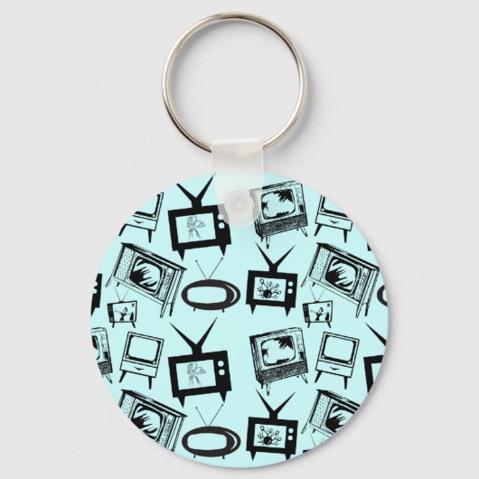 レトロテレビ キーホルダー (正面)