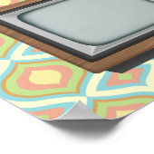 レトロテレビ ポスター (角)