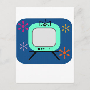 レトロテレビ ポストカード