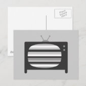 レトロテレビ ポストカード (正面/裏面)