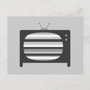 レトロテレビ ポストカード