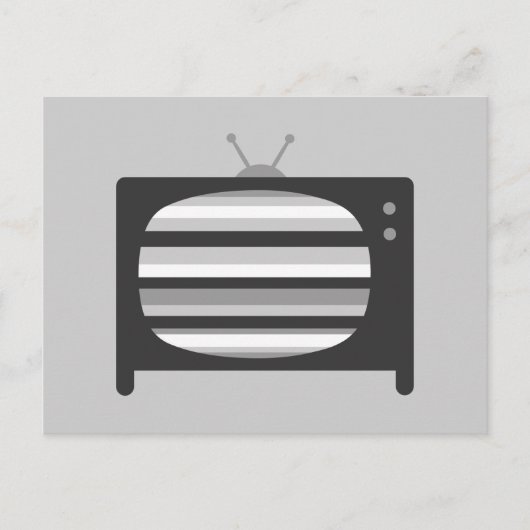 レトロテレビ ポストカード (正面)