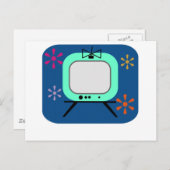 レトロテレビ ポストカード (正面/裏面)