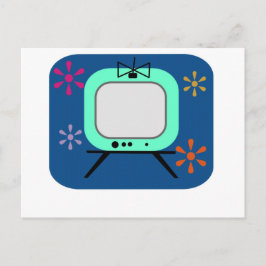 レトロテレビ ポストカード
