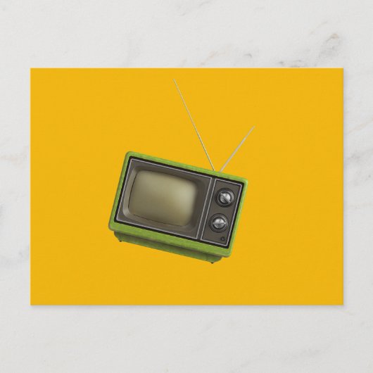レトロテレビ ポストカード (正面)