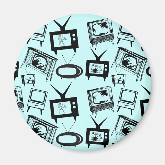 レトロテレビ マグネット (正面)