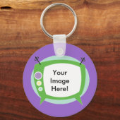 レトロテレビ～写真の追加!! キーホルダー (正面)