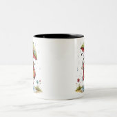 レトロテントウムシ 陶器マグ カラフル コーヒーカップ (中央)