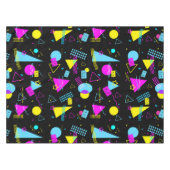 レトロテーカラフルプ形状 テーブルクロス (正面(横))