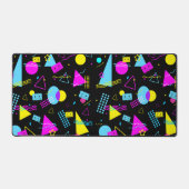 レトロテーカラフルプ形状 デスクマット (正面)