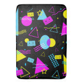 レトロテーカラフルプ形状 バスマット (正面縦)