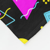 レトロテーカラフルプ形状 フリースブランケット (角)