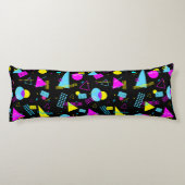 レトロテーカラフルプ形状 ボディピロー (裏面)