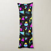 レトロテーカラフルプ形状 ボディピロー (裏面 (縦))