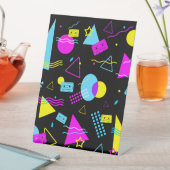 レトロテーカラフルプ形状 台座サイン (インサイチュ)