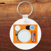 レトロテーブルの設定 キーホルダー (正面)