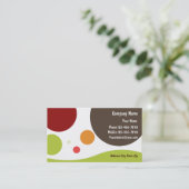 レトロテーマの名刺 名刺 (スタンド正面)