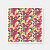 レトロテーマパーティー スタンダードカクテルナプキン (正面)