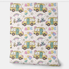 レトロテーマ学校 壁紙