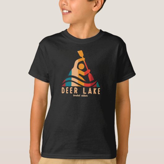 レトロディアレイクカヤック Tシャツ (正面)