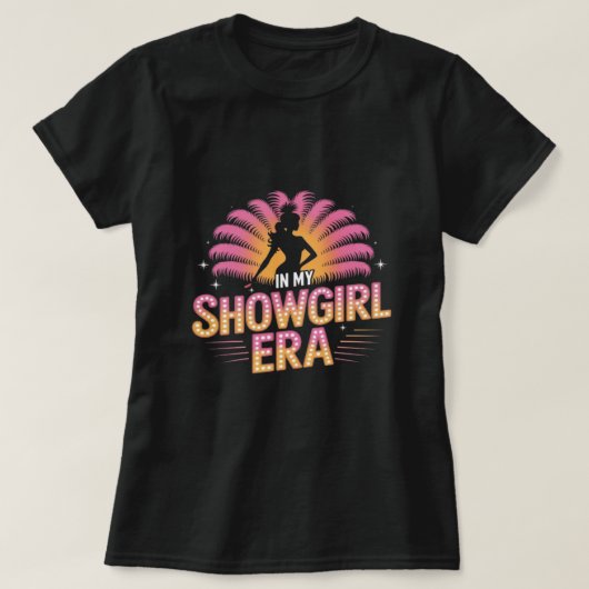 レトロディスコのショーガール時代 Tシャツ (デザイン正面)