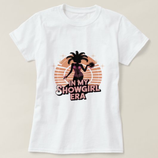 レトロディスコのショーガール時代 Tシャツ (デザイン正面)