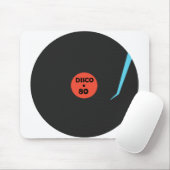 レトロディスコのマウスパッド音楽レコード マウスパッド (マウス)