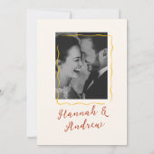 レトロディスコウェディング 招待状 (裏面)