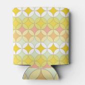 レトロディスコスタイルシームレスパターン 缶クーラー (裏面)