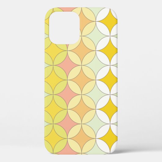 レトロディスコスタイルシームレスパターン Case-Mate iPhoneケース (裏面)