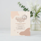 レトロディスコバチェロレッテ週末パーティの招待状 (スタンド正面)