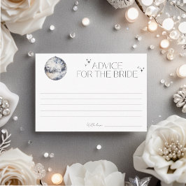 レトロディスコパーティーアドバイスのための花嫁 エンクロージャーカード