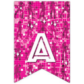 レトロディスコパーティーバンティング2フラグ バンティングフラッグ (第3の旗)