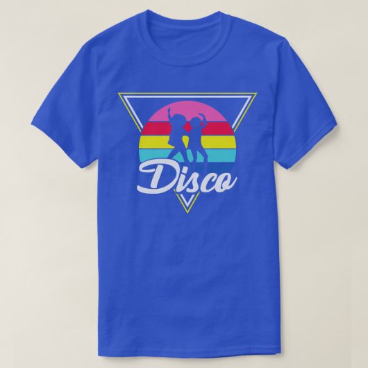 レトロディスコパーティー恋人ギフト Tシャツ (デザイン正面)