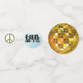 レトロディスコパーティー紙吹雪 コンフェッティ (裏面)